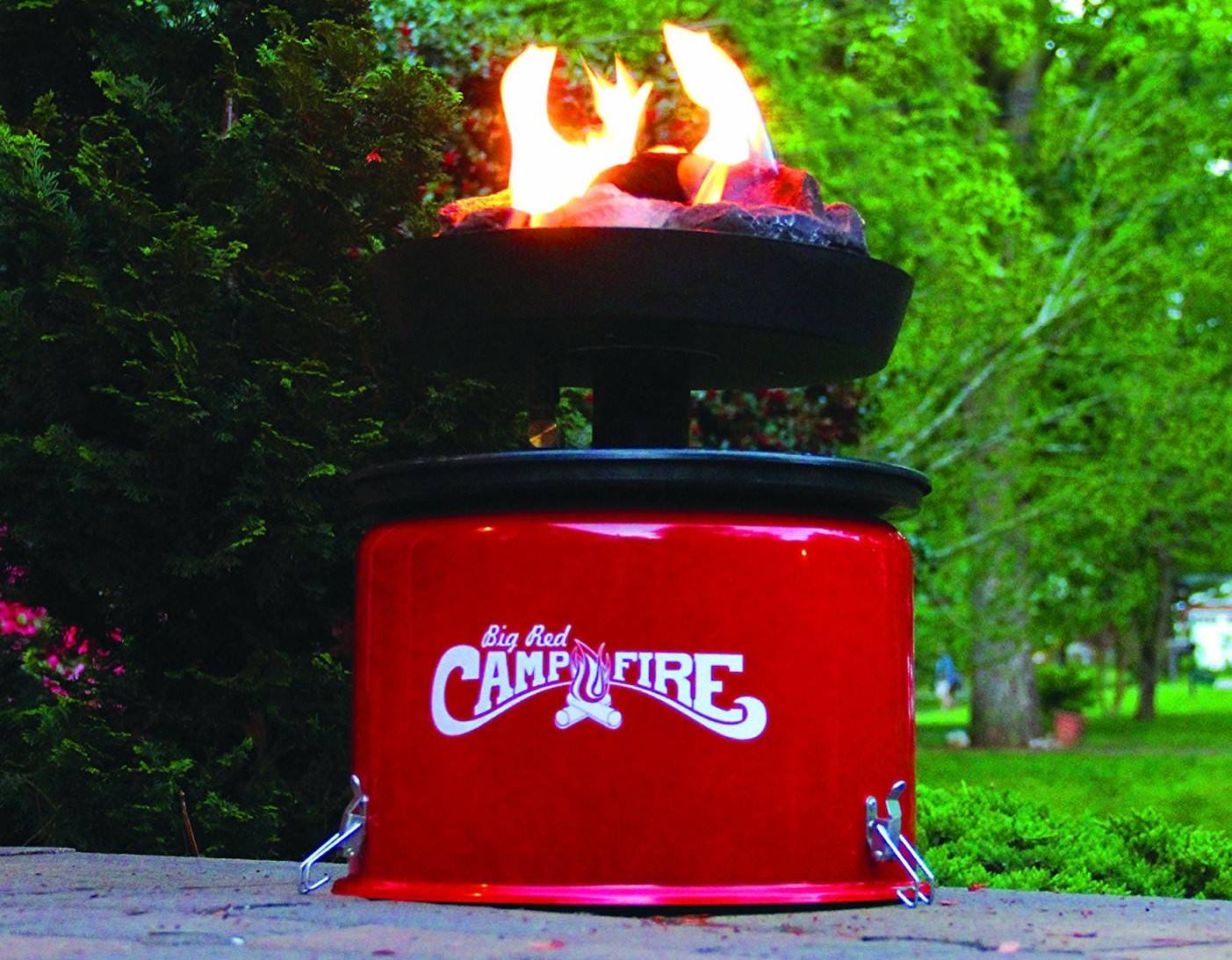 Portable Propane Big Red Campfire Is A Safe Alternative