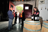 Wine tasting is part of the experience traveling in France.