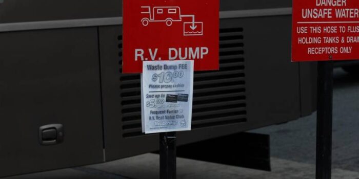 RV dump station