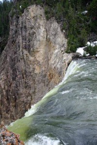 Brink of Lower Yellowstone Falls