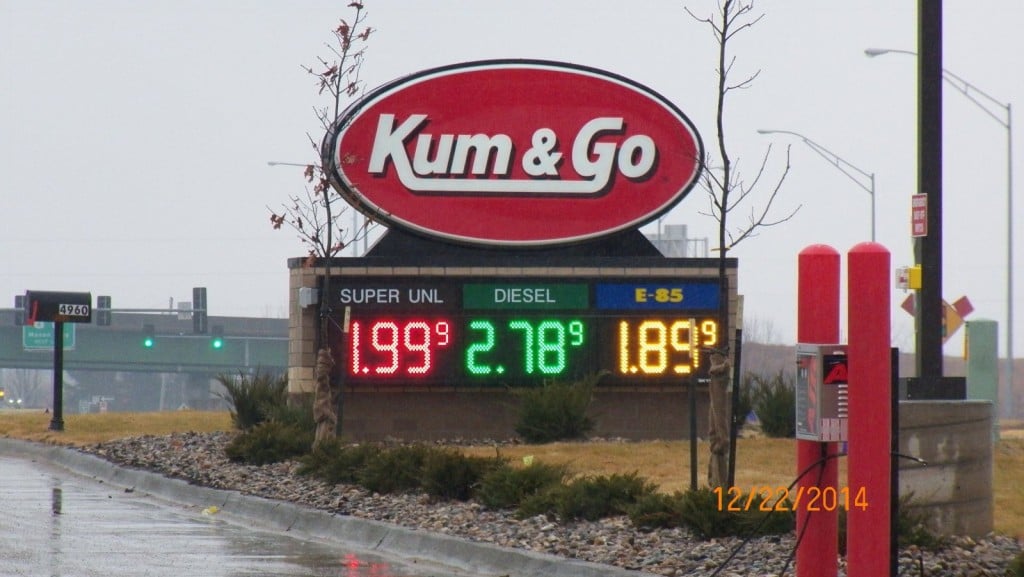 low RV gas prices