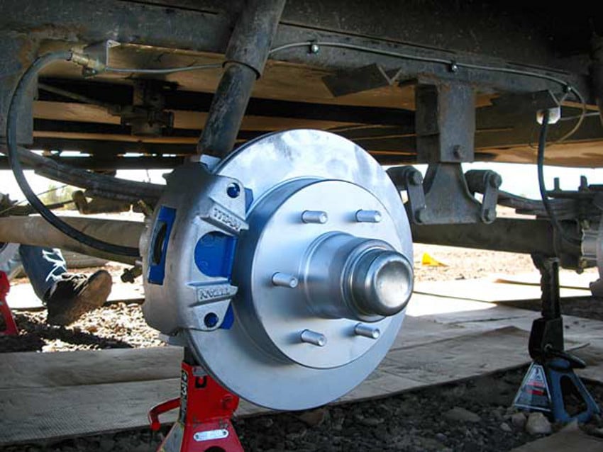 Electric Over Hydraulic Trailer Disc Brake Conversion
