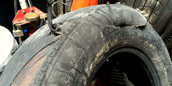 RV tire blowout disaster