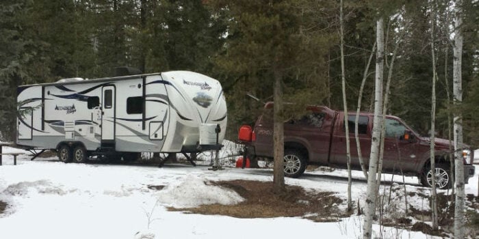 Park Your RV in Cold