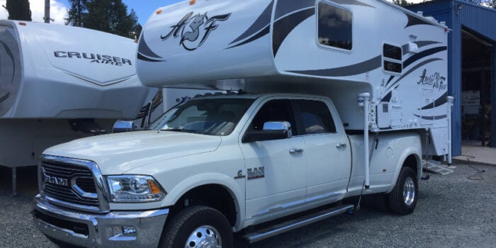 truck camper versus trailer