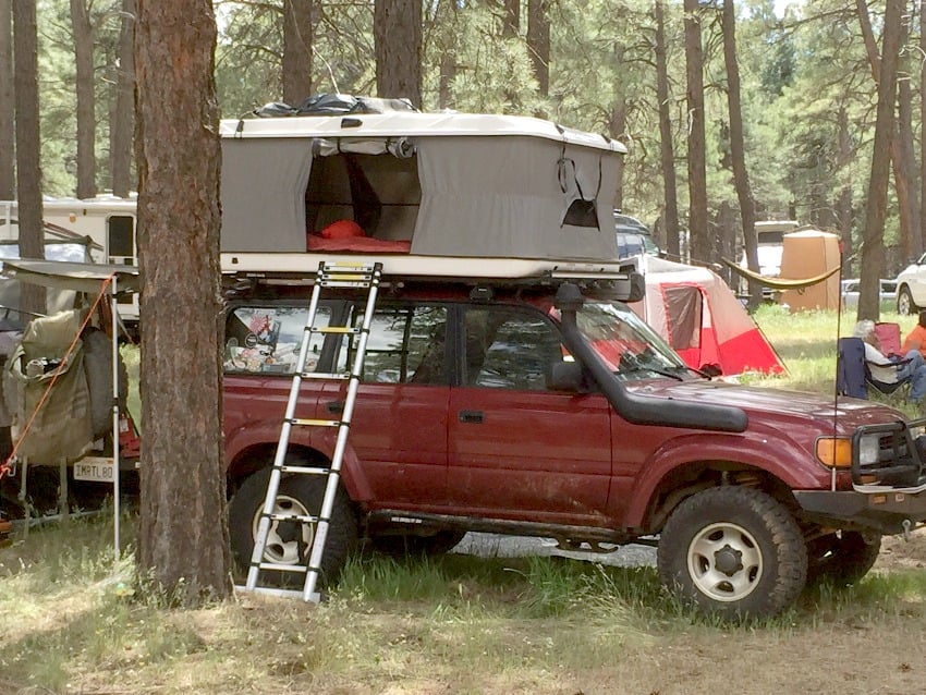 overland camping and RVing