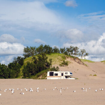 Laker Michigan RV dunes camping