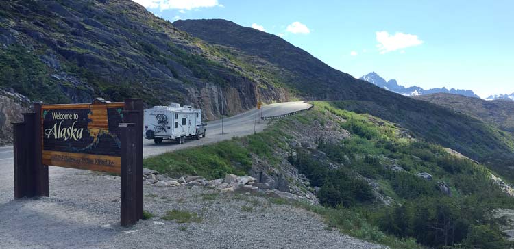 Alaska Highway RV Driving