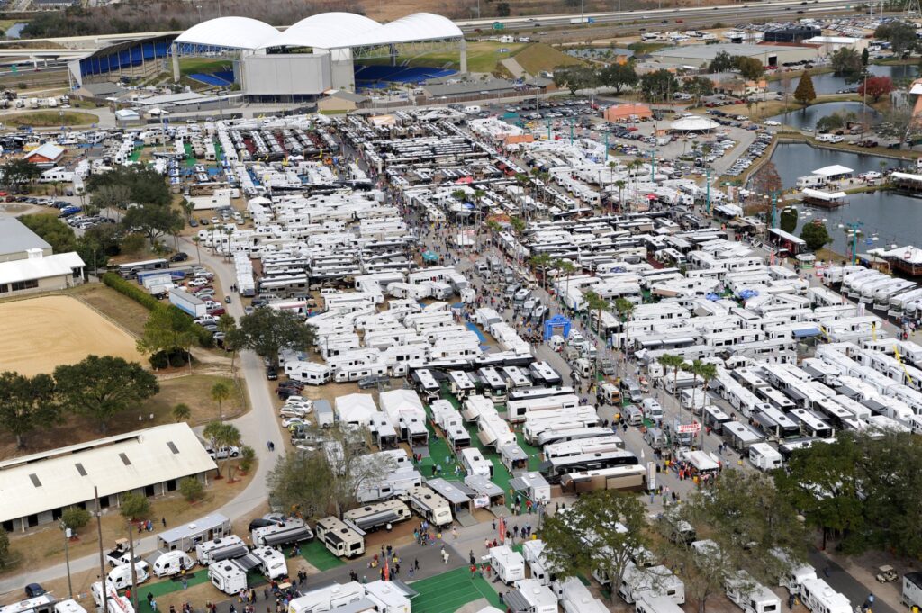 Florida RV SuperShow aerial view