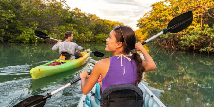 virtual national park tour on kayaks