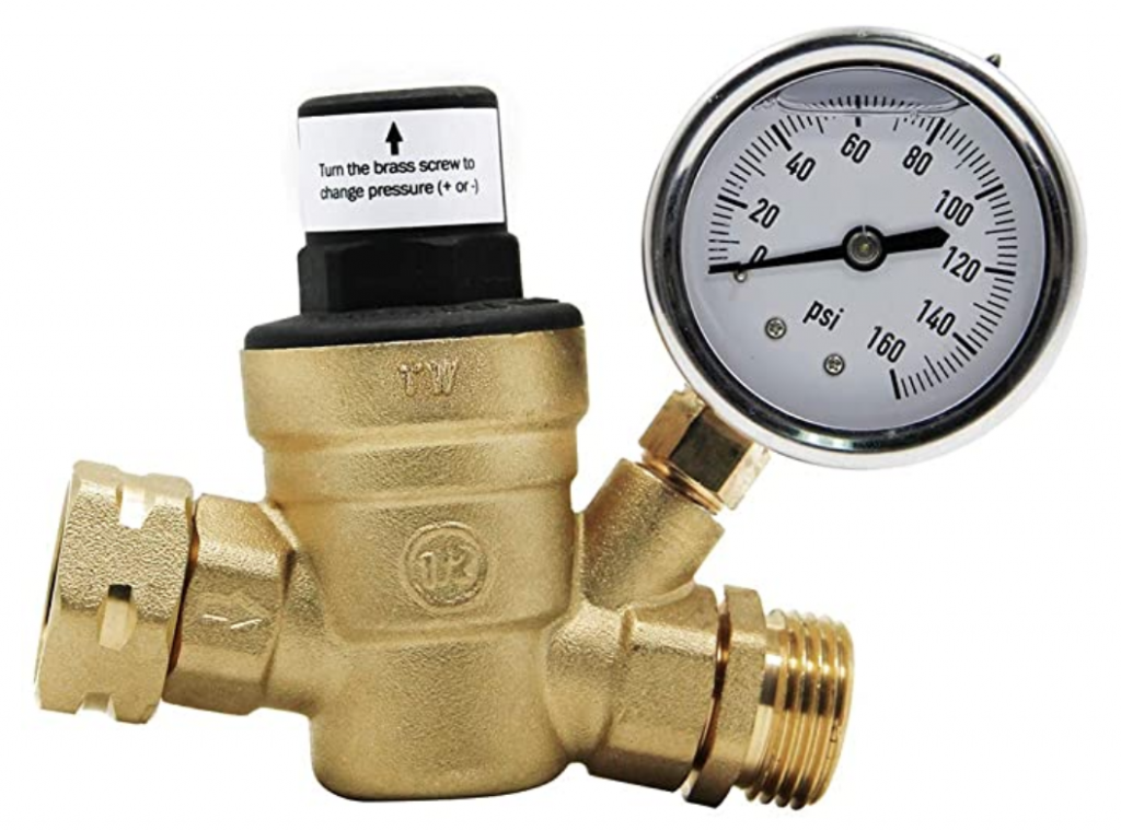 An RV water pressure regulator is a key RV accessory