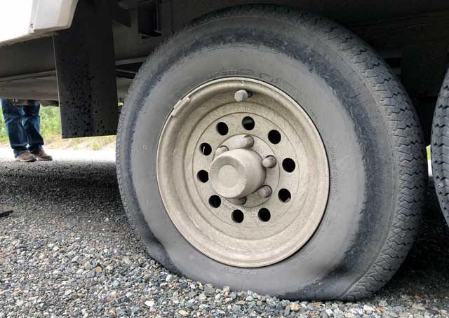 TPMS flat tire alert