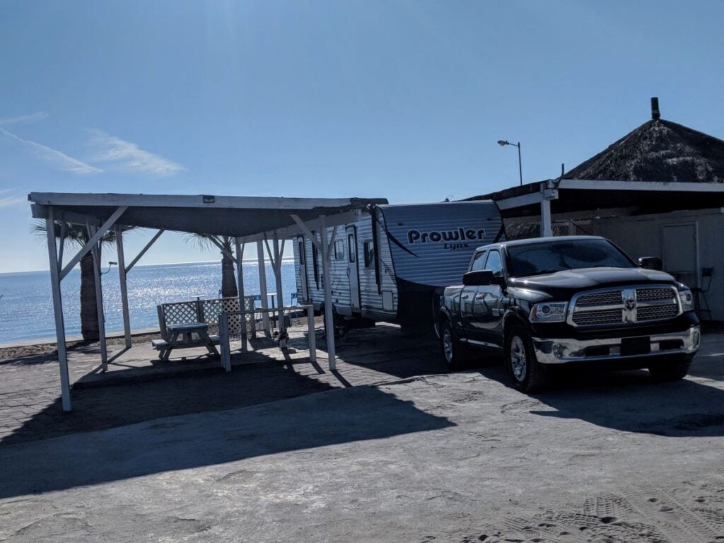 RV camping in Mexico