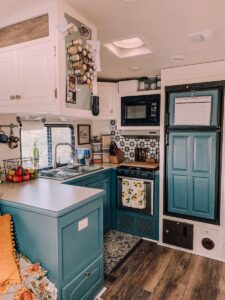 RV living - kitchen after