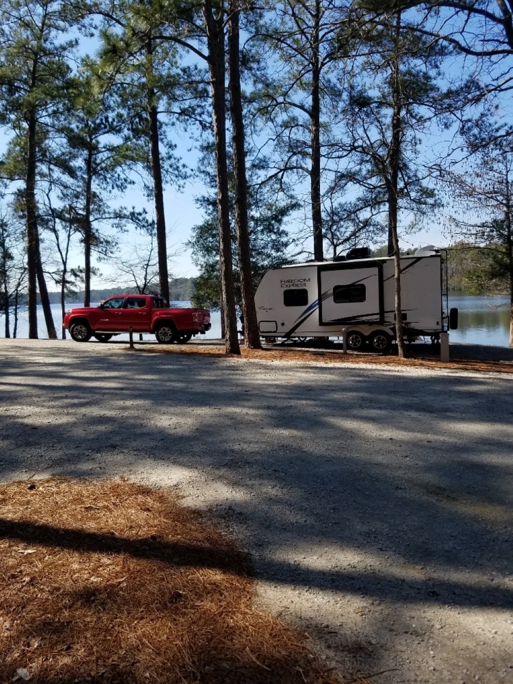 RV camping at a South Carolina RV campground