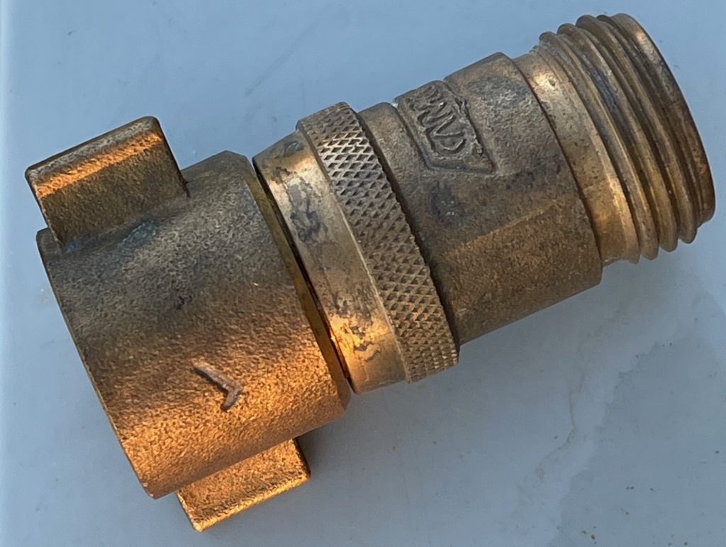 Simple brass pressure regulator is a must have RV part or accessory
