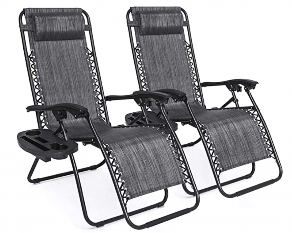 The product image from Amazon for zero gravity chairs. One of the must haves for full time RV living. 