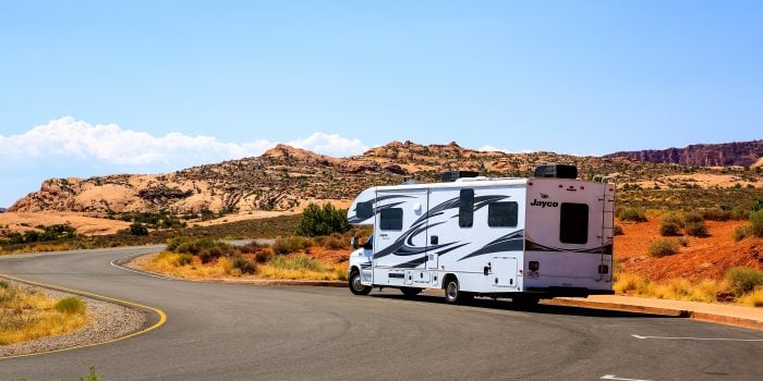 Camping in Utah with a Class C RV