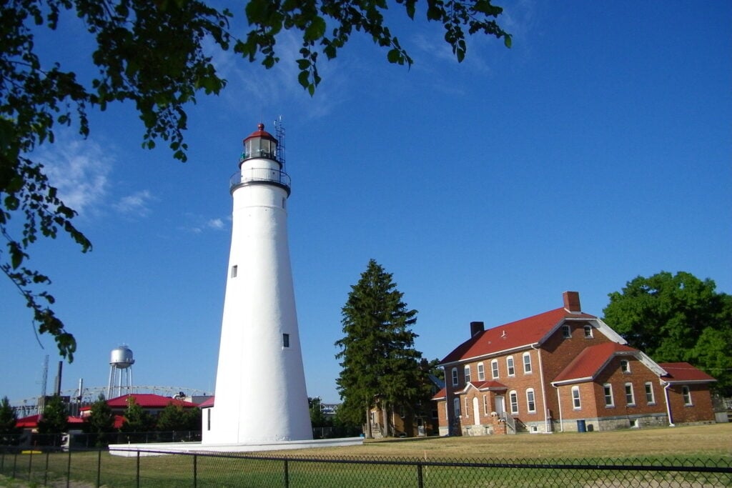 Fort Gratiot Lighthouse - located near great RV parks in Michigan