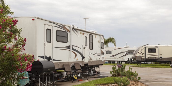RV at campsite - Can you refinance an RV?