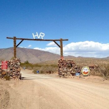 entrance gate to Hidden Valley Ranch RV Resort