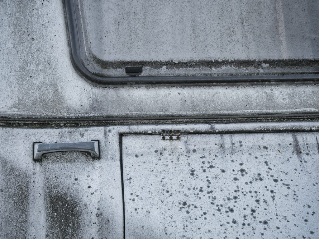 Extensive mold damage on an RV