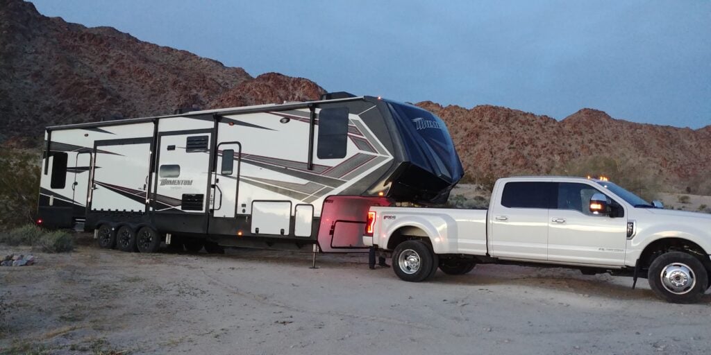 fifth wheel in national park