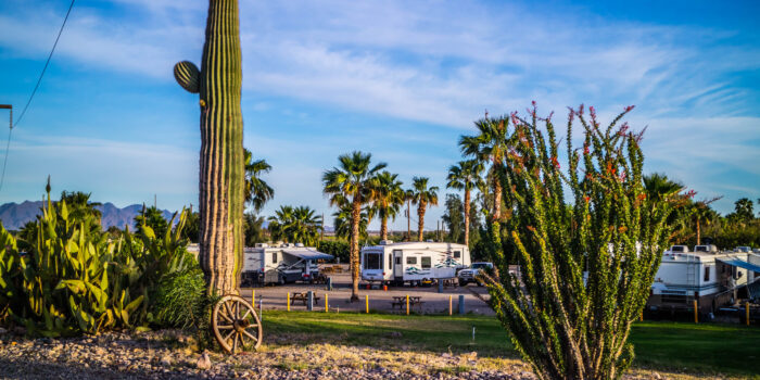 Yuma, Arizona RV park - a great place for winter escapes