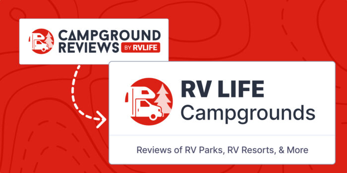 Graphic showing rename of Campground Reviews