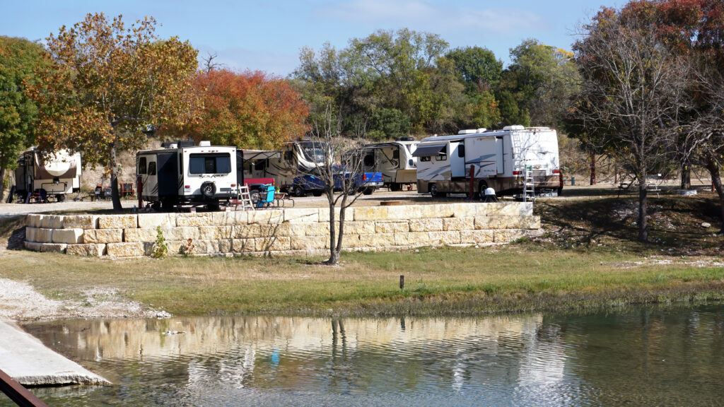view from one of the best Kerrville RV parks