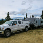 RV boondocking in the forest - cover photo for Where Can I Dump RV Waste