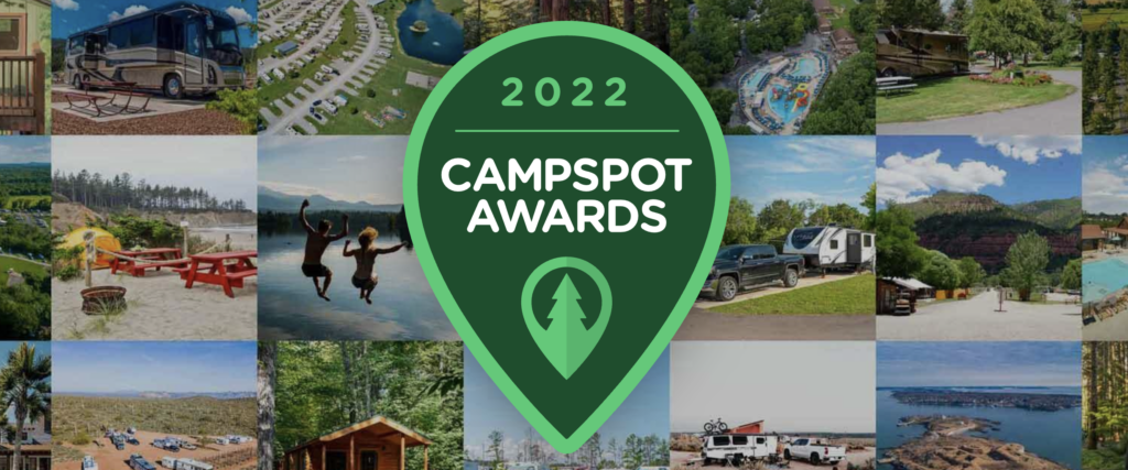 Campspot Awards home page