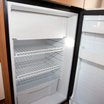 RV fridge - feature image for How Much Propane Does An RV Fridge Use?