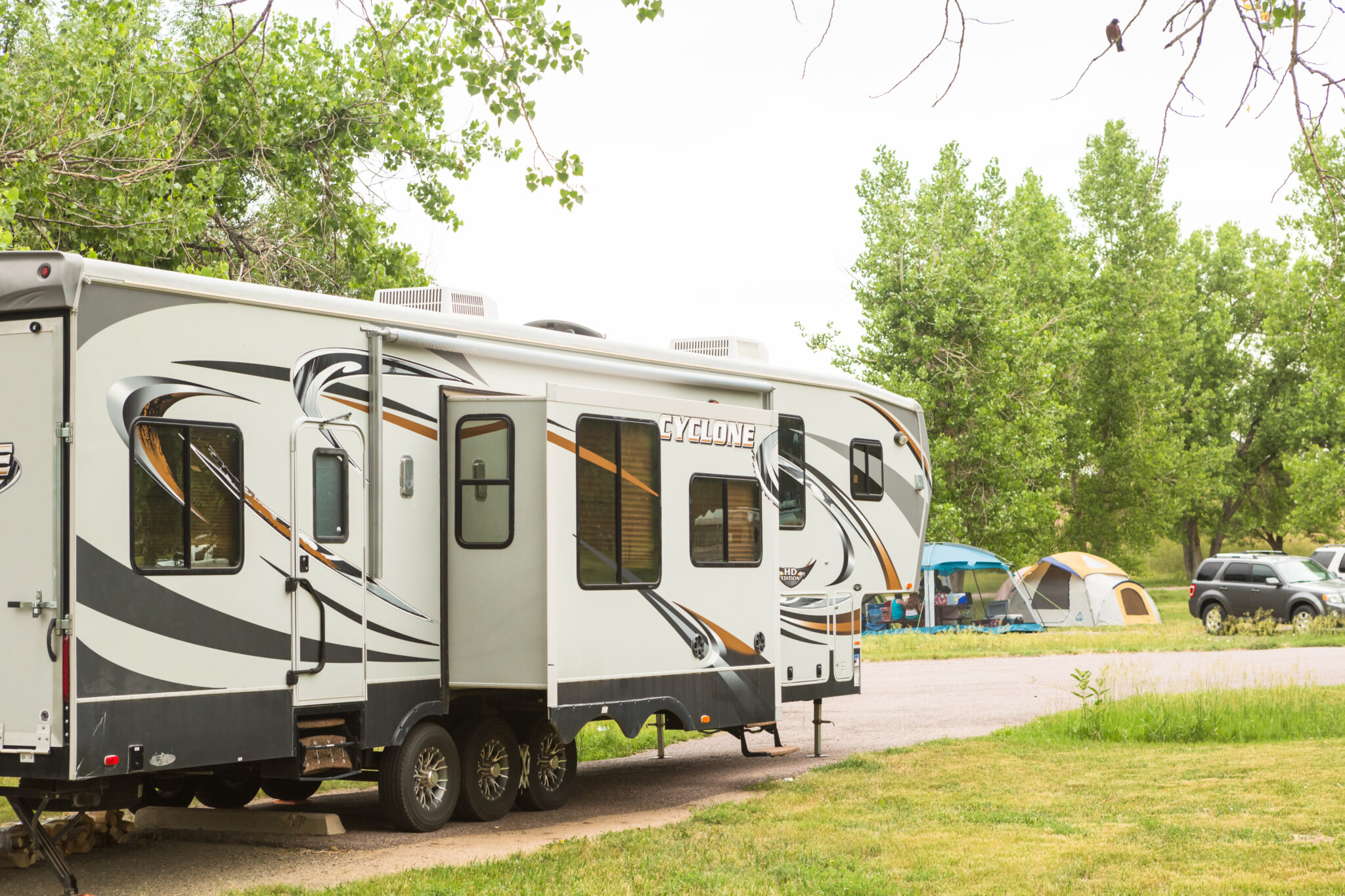 RV camping in Colorado campsite