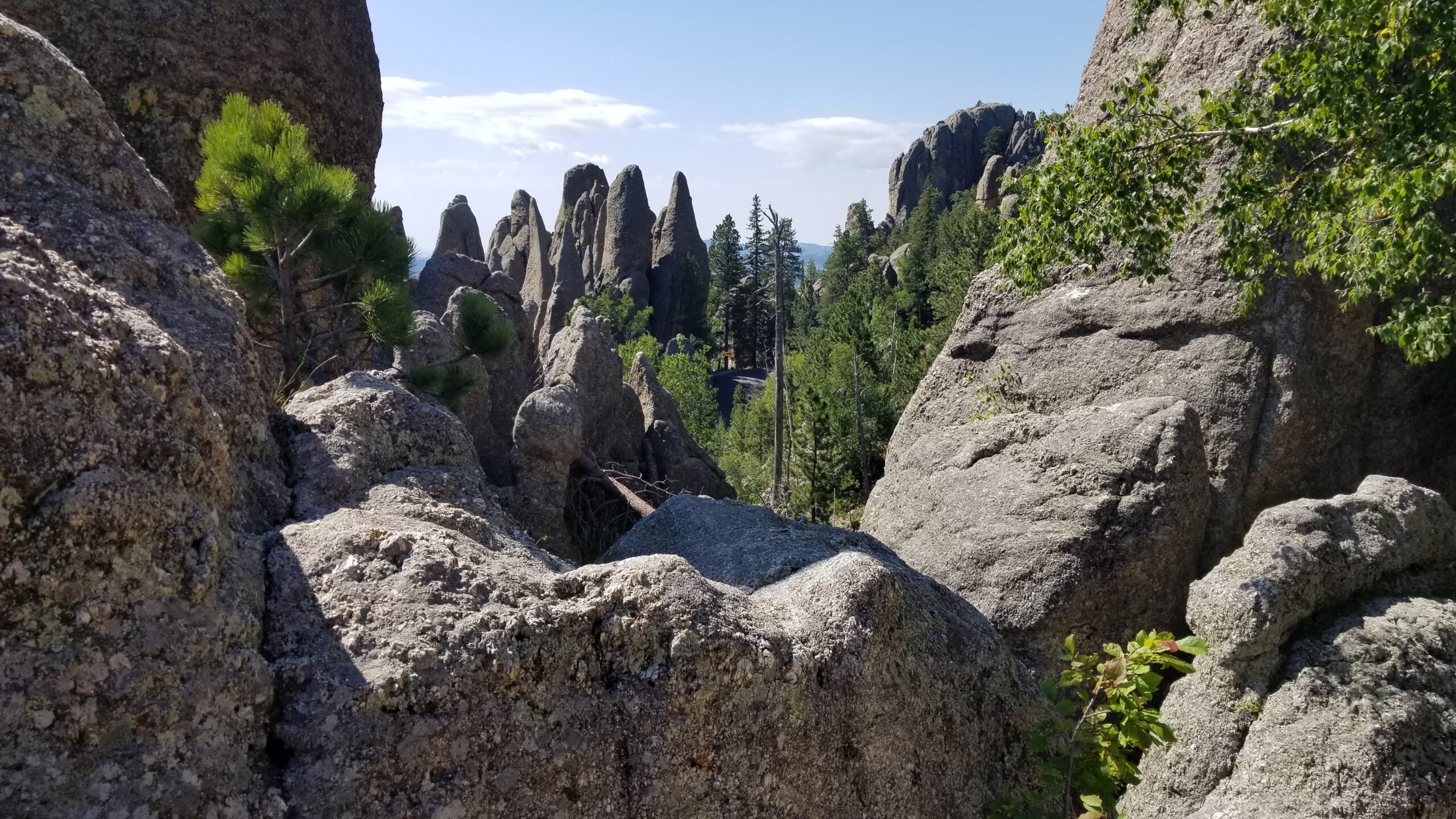 rocks in South Dakota - one of the best places to go RVing in the spring