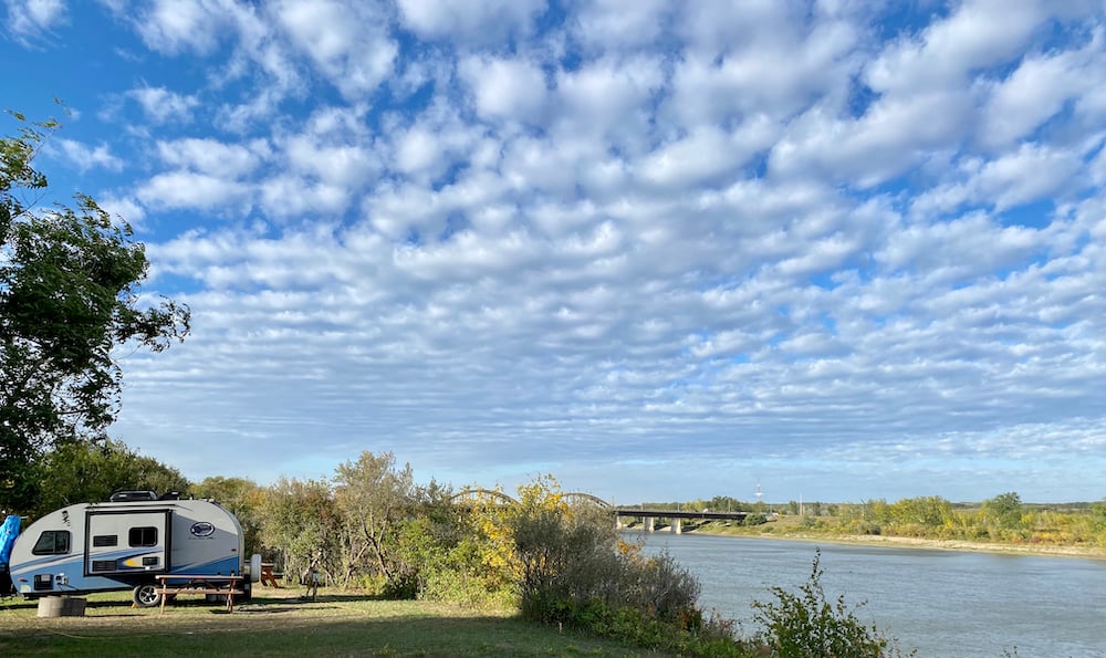 Borden bridge in Saskatchewan