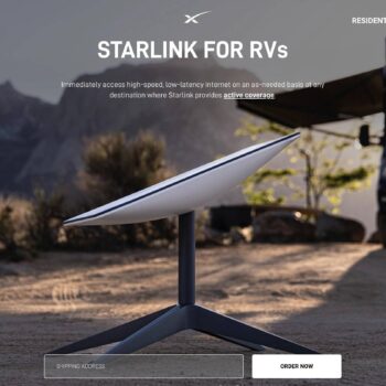 Starlink RV website