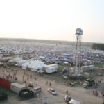 view of bonnaroo, one of the best RV friendly music festivals
