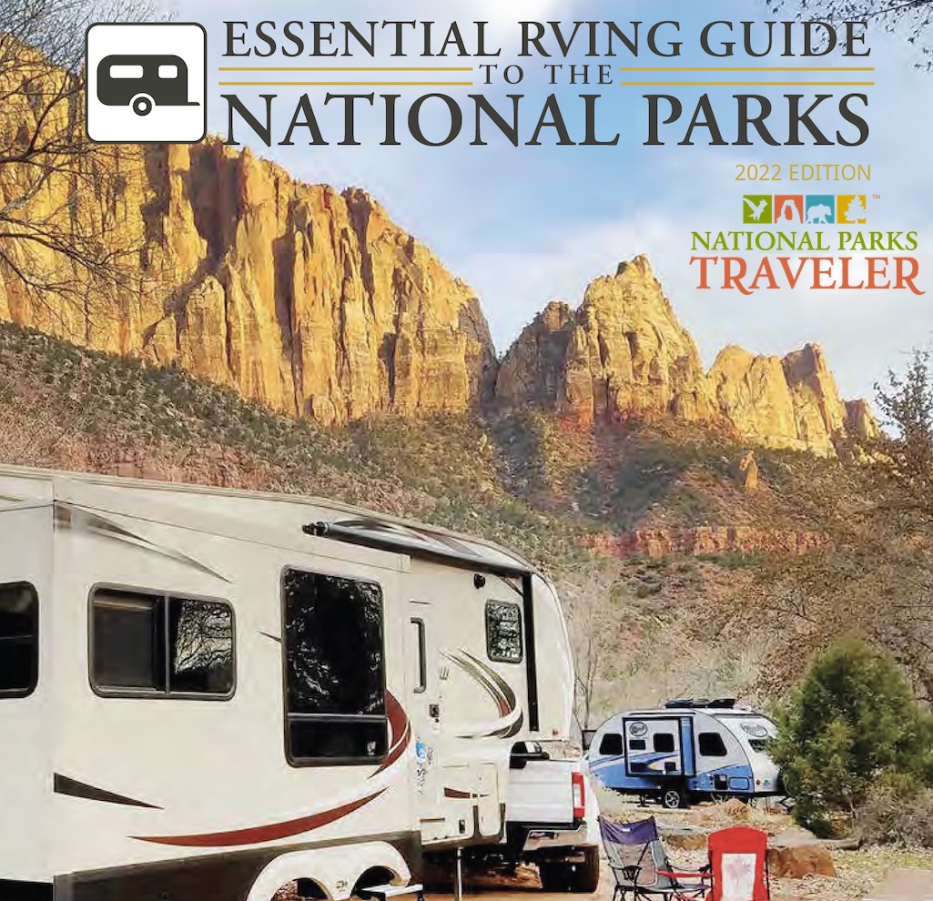 cover of national parks guide for Rvers