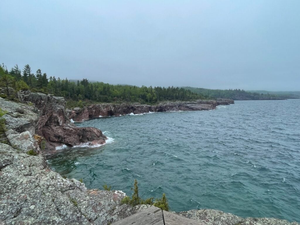 lake superior campsites view of the water