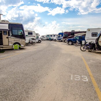 crowded campgrounds full of RVs