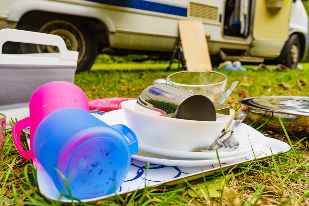 The Best Way To Handwash Dishes In Your RV