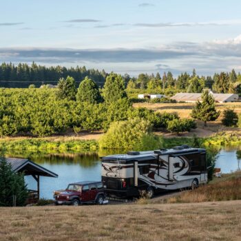 camping in Oregon - feature image for full time RV essentials