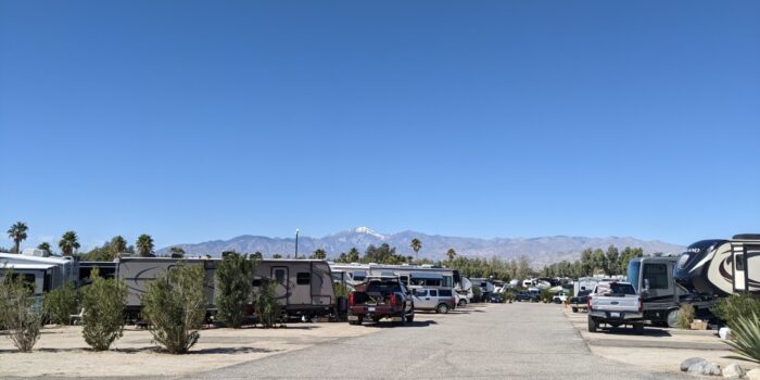 view of Catalina Spa RV Resort
