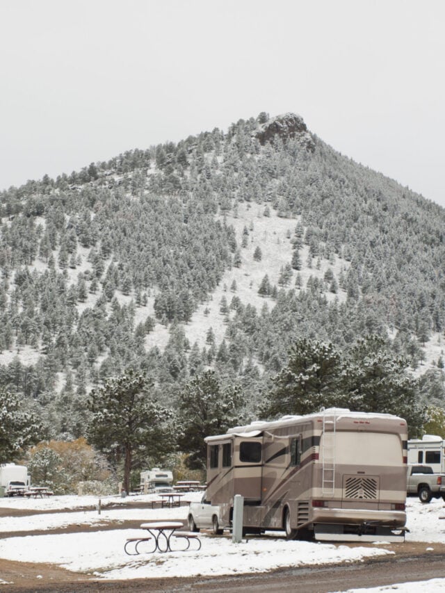 How To Keep Warm In The Winter In an RV Without Electricity! 