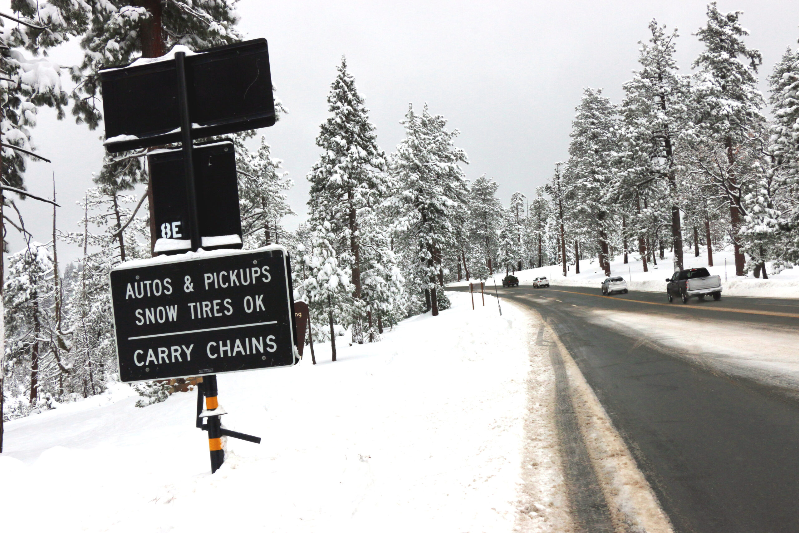 highway snow chains required for RVs?