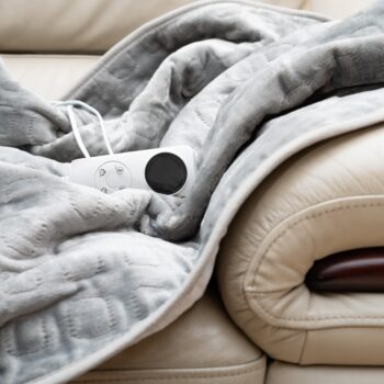 heated blankets closeup