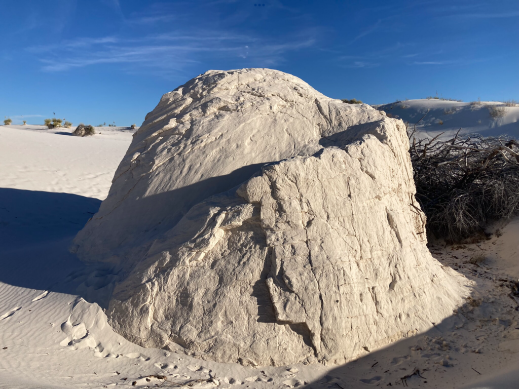 Sand formation at White Sands National Park