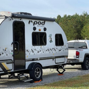 small RV, feature image for living in an RV
