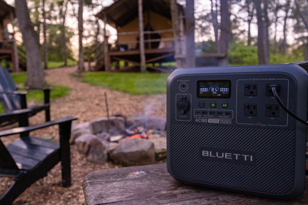 Bluetti AC180 RV camping electric generator